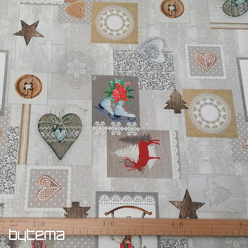 Tissu de décoration de Noël Décoration de Noël