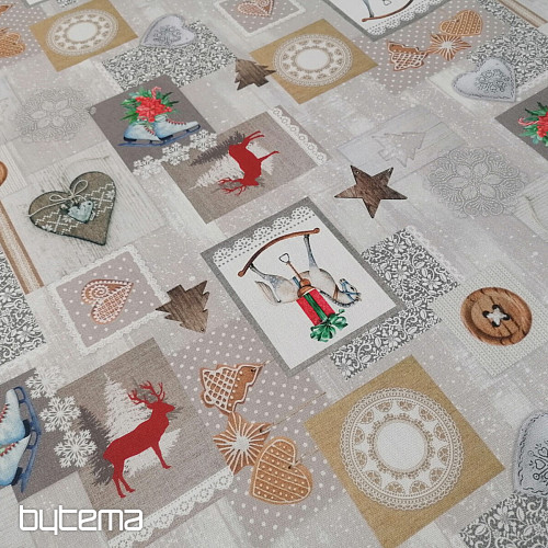 Tissu de décoration de Noël Décoration de Noël