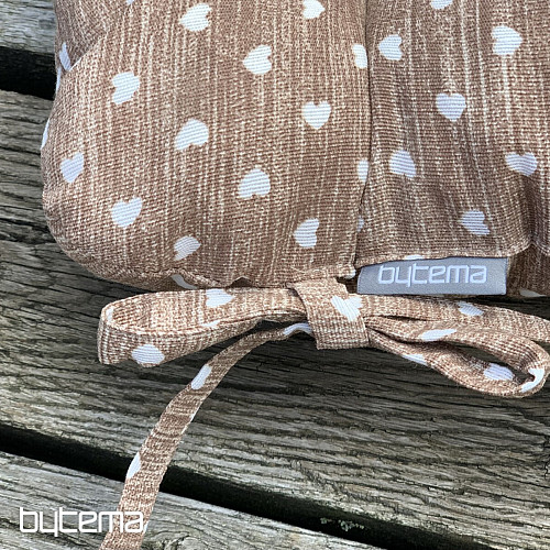 Coussins de chaise HEART BROWN