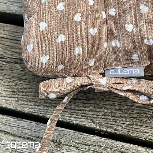 Coussins de chaise HEART BROWN