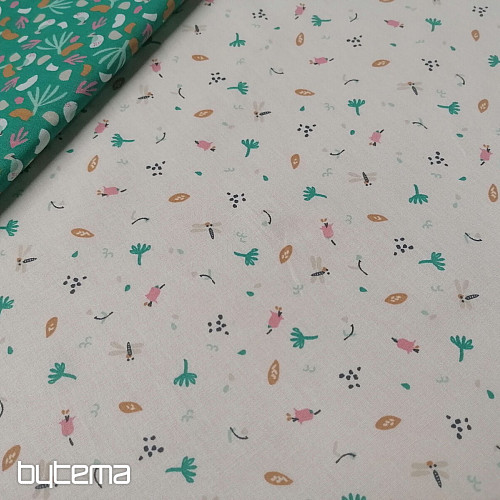 Tissu coton Jeiade blanc