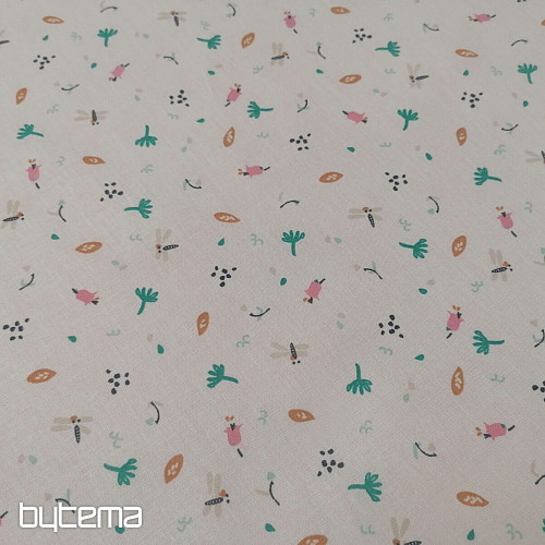 Tissu coton Jeiade blanc