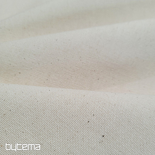 Tissu coton UNI SMETANA coton grossier 220g