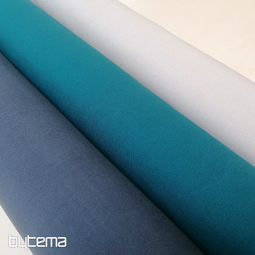 Tissu coton UNI turquoise coton foncé 220g