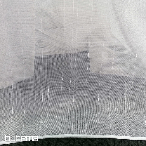 Rideau fini Gerster blanc 290x80 cm