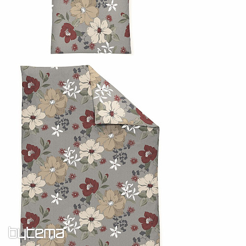 Literie de luxe en flanelle IRISETTE 8408-60 Maren rouge