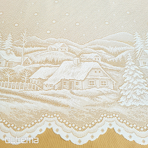 Rideau jacquard - PAYSAGE D'HIVER A383101