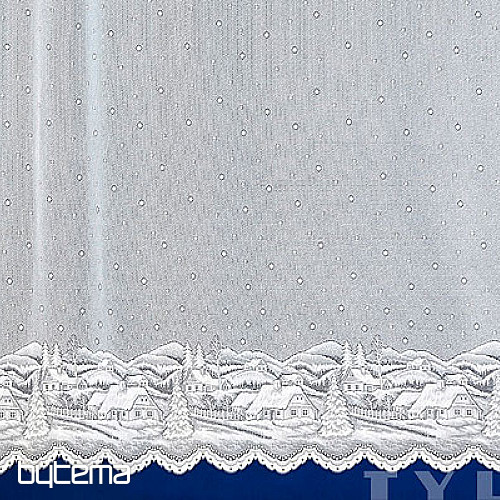 Rideau jacquard - PAYSAGE D'HIVER A383101