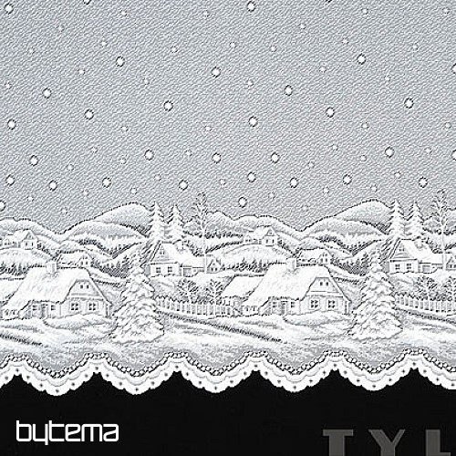 Rideau jacquard - PAYSAGE D&#39;HIVER A383101