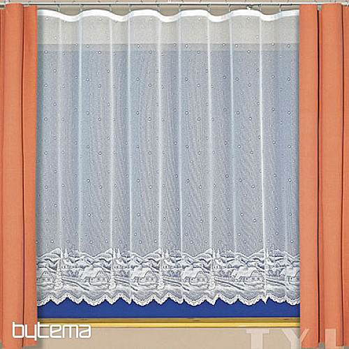 Rideau jacquard - PAYSAGE D&#39;HIVER A383101