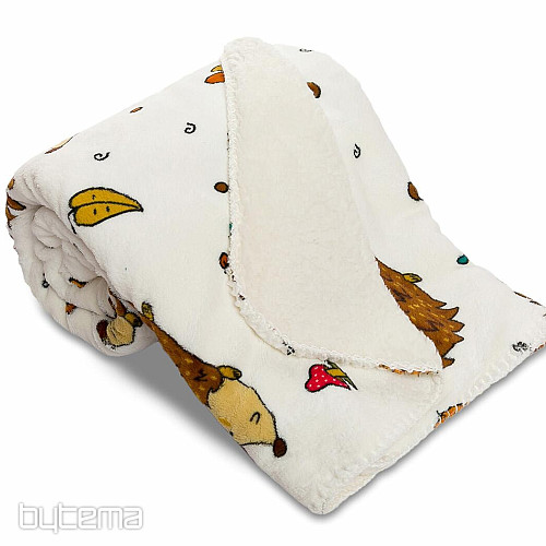 Couverture enfant MOUTON dans un coffret cadeau - HÉRISSON