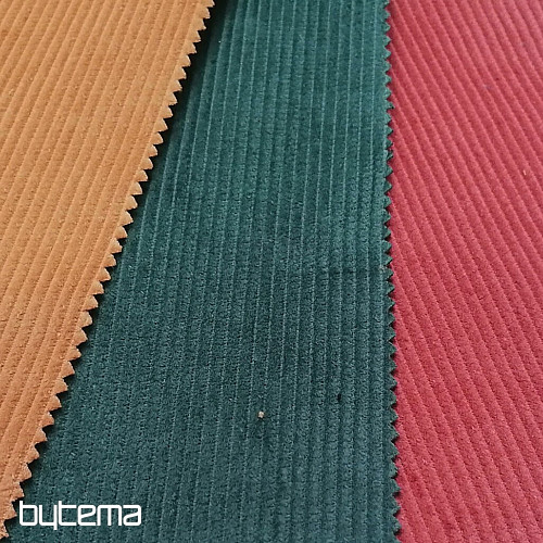 Tissu coton velours côtelé - paprika