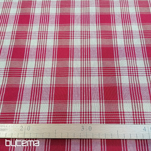 Tissu décoratif DUSTIN carreaux