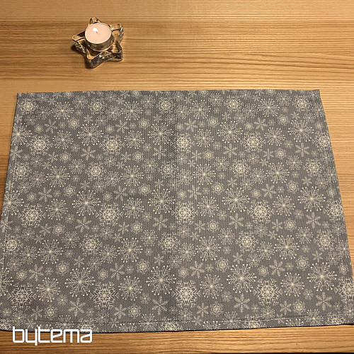 Décor de table de Noël GREY FLAKES II
