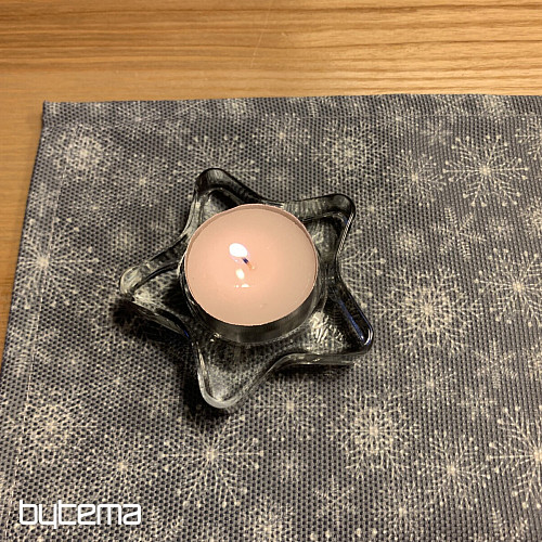 Décor de table de Noël GREY FLAKES II