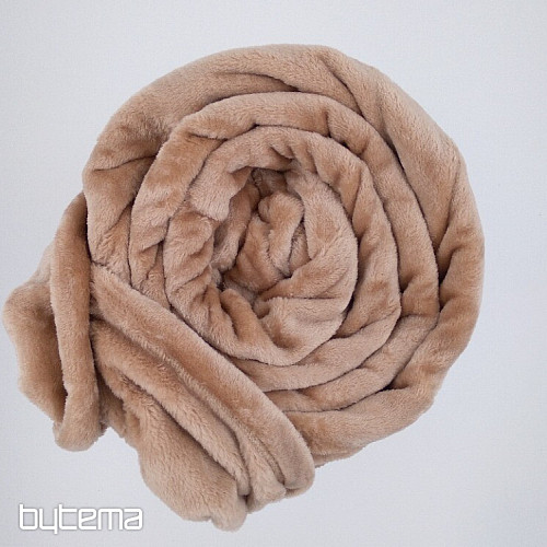 COUVERTURE MICROFLANELLE CHOCOLAT