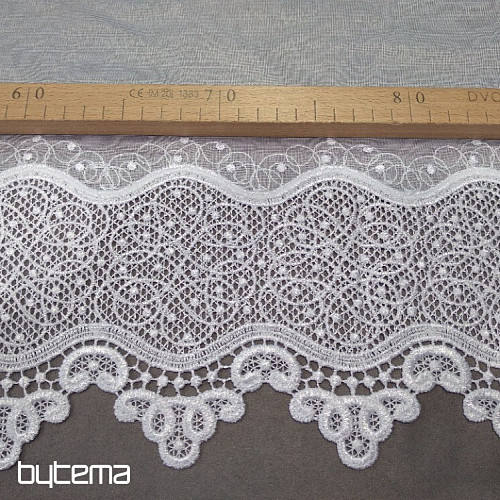 Rideau brodé de luxe GERSTER 11786/0001