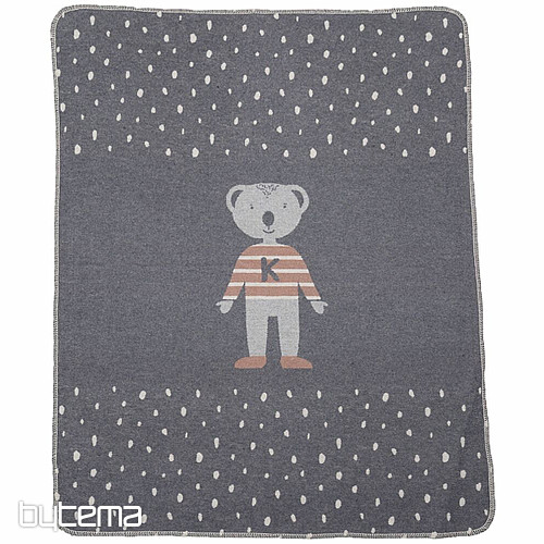Couverture enfant JUWEL 7132/90 gris 70x90