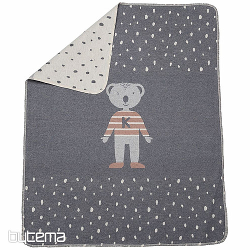 Couverture enfant JUWEL 7132/90 gris 70x90