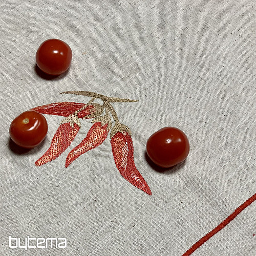 Nappe à motifs de piments forts