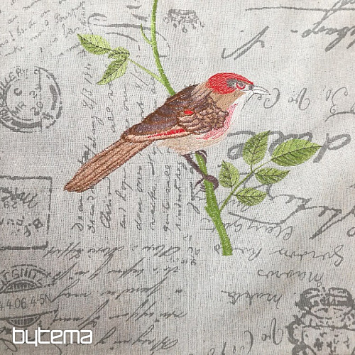 Nappe et écharpe OISEAUX
