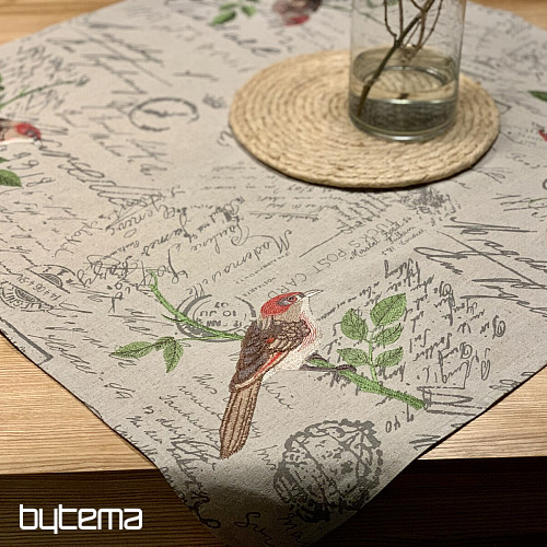 Nappe et écharpe OISEAUX