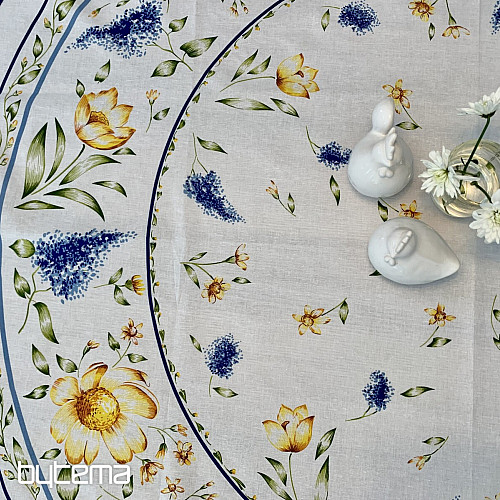 Nappe et cercle FLEURS DE PRINTEMPS