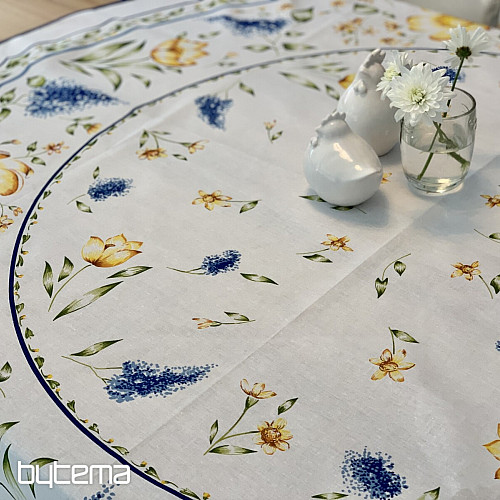Nappe et cercle FLEURS DE PRINTEMPS