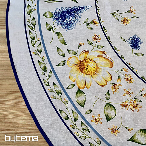 Nappe et cercle FLEURS DE PRINTEMPS