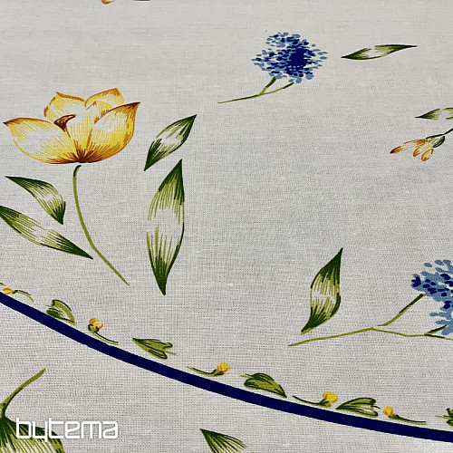Nappe et cercle FLEURS DE PRINTEMPS