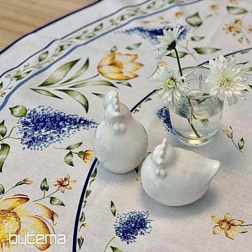 Nappe et cercle FLEURS DE PRINTEMPS