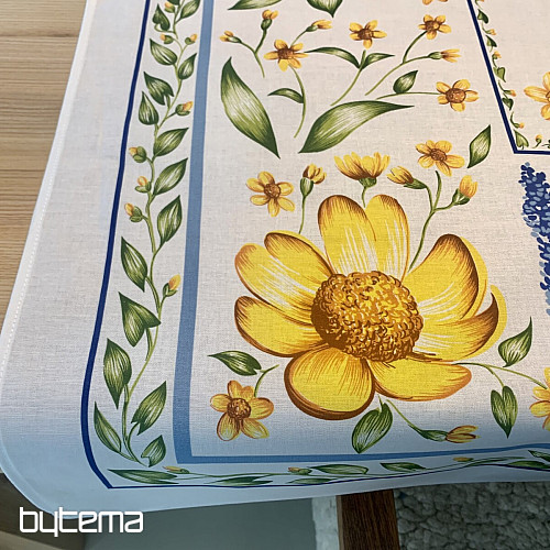 Nappe et cercle FLEURS DE PRINTEMPS