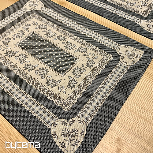 Sets de table COUNTRY ROOM gris