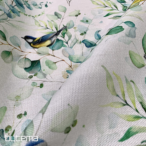 Tissu décoratif OISEAU SUR UNE BRANCHE