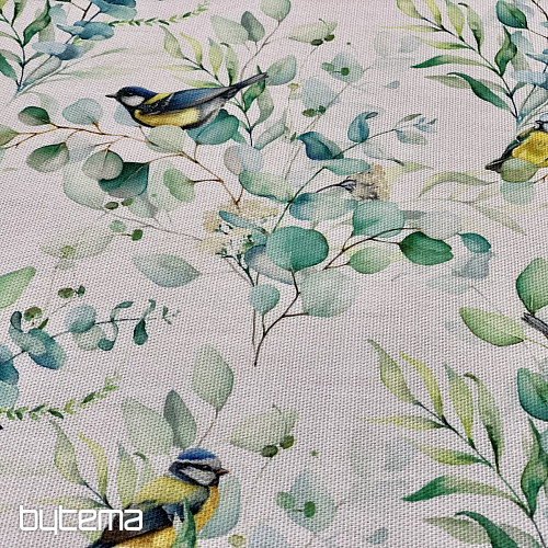 Tissu décoratif OISEAU SUR UNE BRANCHE
