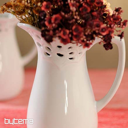 Vase LACE JUG blanc