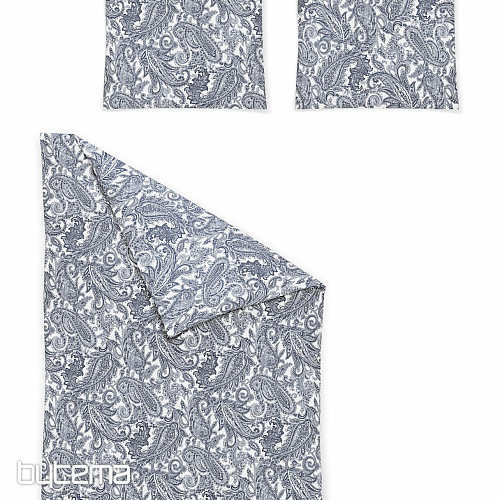 IRISETTE literie de luxe en satin FLORENZ 8447-20 BLEU