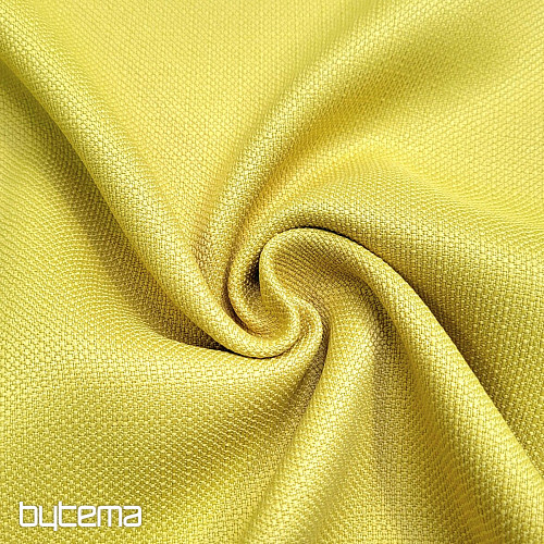 Tissu décoratif LINESSA jaune foncé 631