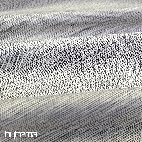 Tissu déco VIRGO GRIS reflets noir et blanc