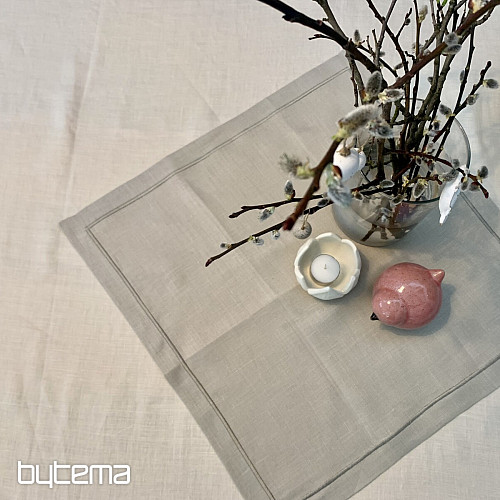 Nappe en lin - set 130x150 + 50x50