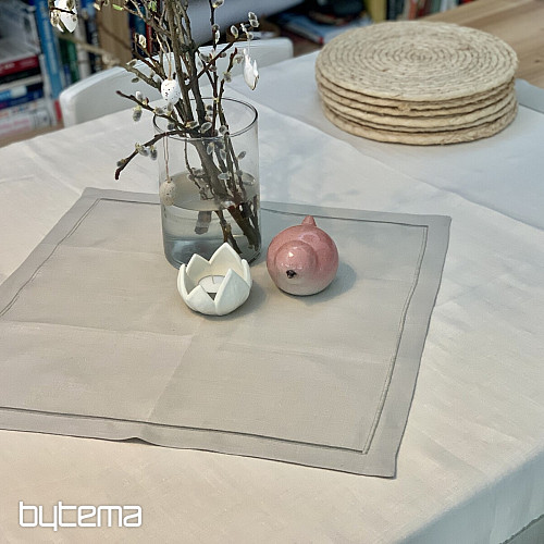 Nappe en lin - set 130x150 + 50x50