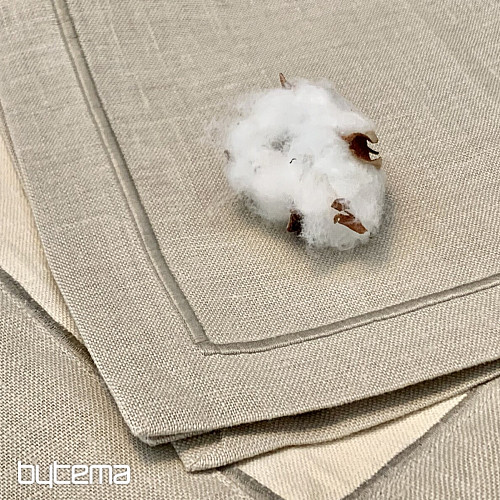 Nappe en lin - set 130x150 + 50x50
