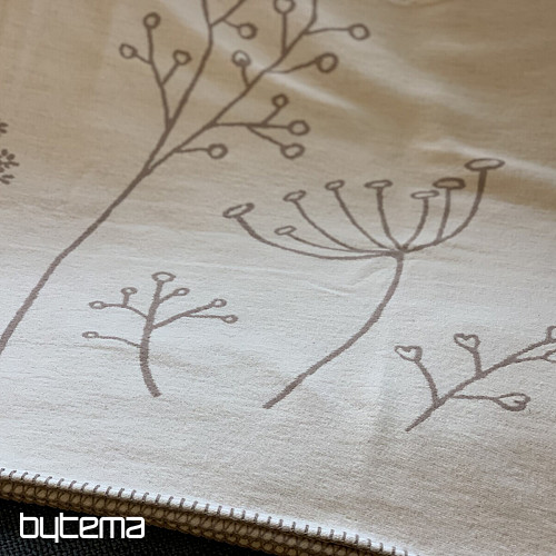 Couverture en coton DF JADE ivoire 150x200 cm
