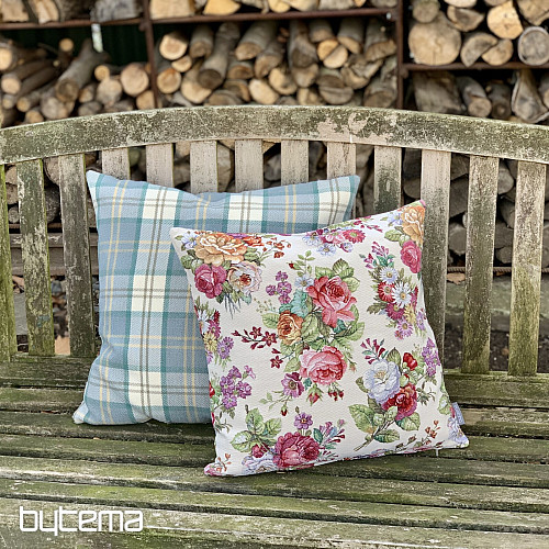 Housse de coussin tapisserie FLEURS