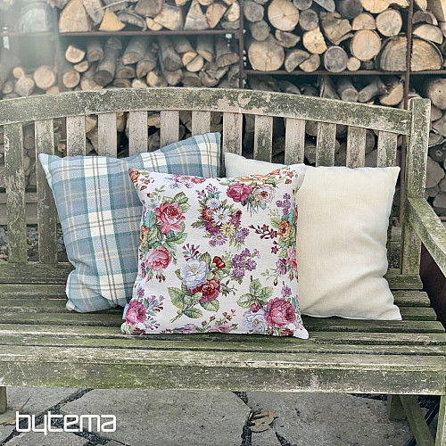 Housse de coussin tapisserie FLEURS