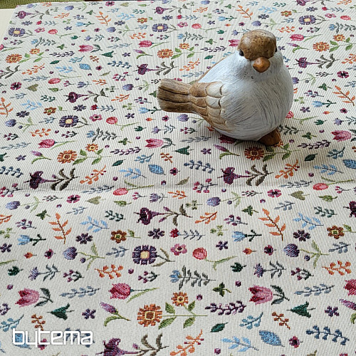 Nappe et foulard tapisserie JARDIN