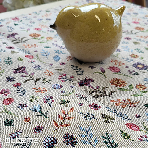 Nappe et foulard tapisserie JARDIN