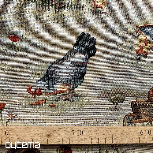 Tissu de tapisserie BACKYARD HEN