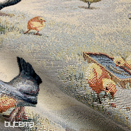 Tissu de tapisserie BACKYARD HEN