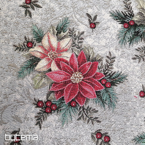 Tissu à tapisserie ROSE DE NOËL